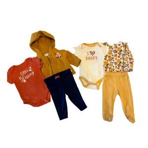 3-6 Month Baby Girl Yellow Cardigan Set